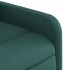 Sillón reclinable eléctrico tela verde