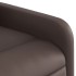 Sillón reclinable eléctrico de cuero sintético