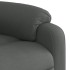 Sillón reclinable eléctrico de tela gris