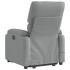 Sillón de masaje eléctrico reclinable elevable tela gris