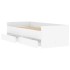 Estructura de cama con cajones blanco 90x190