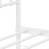 Estructura cama metal cabecero y pie de cama blanco 140x190