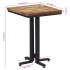 Mesa de comedor teca reciclada maciza 55x55x76