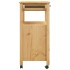 Carrito de cocina MONZA madera maciza de pino 84x40x90