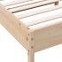 Estructura de cama con cabecero madera de pino blanco