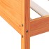 Sofá cama de madera maciza de pino marrón cera 80x200