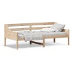 Sofá cama de madera maciza de pino 100x200 cm