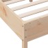 Estructura de cama con cabecero madera maciza pino 100x200