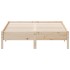 Estructura de cama madera maciza de pino 135x190