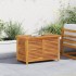 Caja de almacenaje de jardín madera maciza acacia 90x50x56