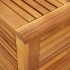 Caja de almacenaje de jardín madera maciza acacia 90x50x56