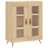 Aparador alto madera contrachapada color roble 69,5x34x180