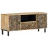 Mueble de TV madera maciza de mango 105x33x46