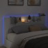 Cabecero de cama con LED blanco 180x16,5x103,5