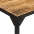 Mesa de comedor madera maciza de mango 110x110x76