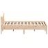 Estructura de cama madera maciza de pino 135x190