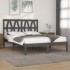 Estructura de cama madera maciza de pino gris 120x200