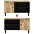 Mueble de TV madera maciza de mango 80x31x46