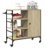 Carrito de cocina madera ingeniería Sonoma 87,5x38,5x84,5