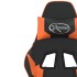 Silla gaming cuero sintético negro y