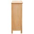 Mueble botellero de madera maciza de roble 72x32x90