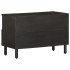 Mueble de TV madera maciza de mango negro 70x33x46