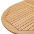 Mesa de jardín plegable madera maciza de acacia 160x85x75