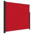 Toldo lateral retráctil rojo 180x600