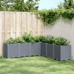 Jardinera PP gris 160x160x53 cm