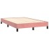 Estructura de cama terciopelo rosa 120x190