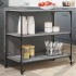 Carrito de cocina madera ingeniería gris Sonoma 102x50x95