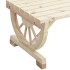 Mesa de jardín madera maciza abeto 115x55x65