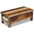 Mesa de centro con cajones madera maciza reciclada 90x45x35