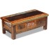 Mesa de centro con cajones madera maciza reciclada 90x45x35