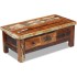 Mesa de centro con cajones madera maciza reciclada 90x45x35