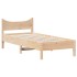 Estructura de cama madera maciza de pino 90x190