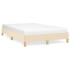 Estructura de cama tela crema 120x190