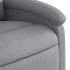 Sillón reclinable de masaje eléctrico tela gris