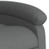 Sillón reclinable de masaje eléctrico tela gris