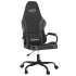 Silla gaming cuero sintético negro y