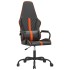 Silla gaming cuero sintético negro y