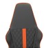 Silla gaming cuero sintético negro y