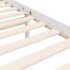 Estructura de cama con cabecero madera maciza