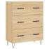 Aparador alto madera contrachapada color roble 69,5x34x180