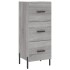 Aparador alto madera contrachapada gris Sonoma 34,5x34x180