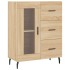 Aparador alto madera contrachapada color roble 69,5x34x180