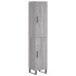 Aparador alto madera contrachapada gris Sonoma 34,5x34x180