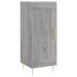 Aparador alto madera contrachapada gris Sonoma 34,5x34x180