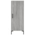 Aparador alto madera contrachapada gris Sonoma 34,5x34x180