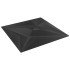 Paneles de pared 48 uds XPS estrella negro 50x50 cm 12